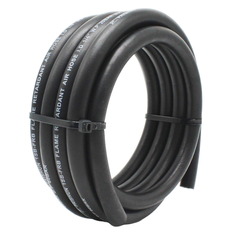 3/8'' অগ্নি প্রতিরোধী শ্বাস বায়ু EPDM রাবার পায়ের পাতার মোজাবিশেষ 300psi মানুষের শ্বাস জন্য