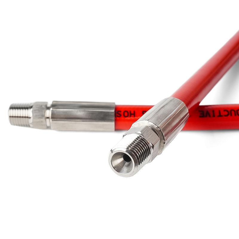 ঘর্ষণ প্রতিরোধী আবরণ এবং হালকা ওজনের ডিজাইন সহ উচ্চ চাপ সিএনজি রিফিলিং থার্মোপ্লাস্টিক জলবাহী পায়ের নল যা জলবাহী ক্রিয়াকলাপের জন্য ব্যবহৃত হয়