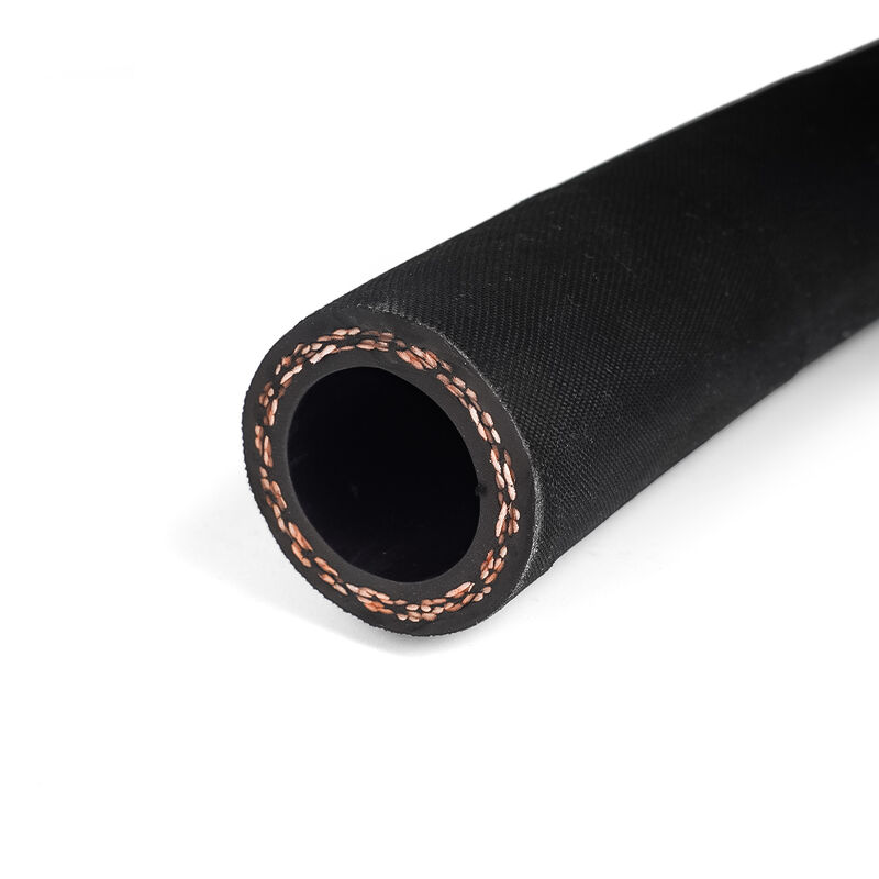 EN 854 3TE Low Pressure Hydraulic Rubber Hose with Oil & Weather Resistant Cover and Two Braids of High Tensile Fiber for -40C to +100C
