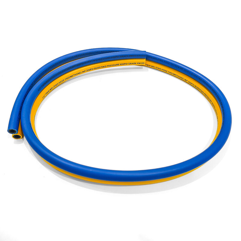 ফাইবার ব্রেইটেড রিইনফোর্সমেন্ট সহ ভারী দায়িত্ব টুইন ওয়েল্ডিং পায়ের পাতার মোজাবিশেষ এবং অক্সিজেন অ্যাসিটিলিন অ্যাপ্লিকেশনগুলির জন্য EN ISO 3821 শংসাপত্র