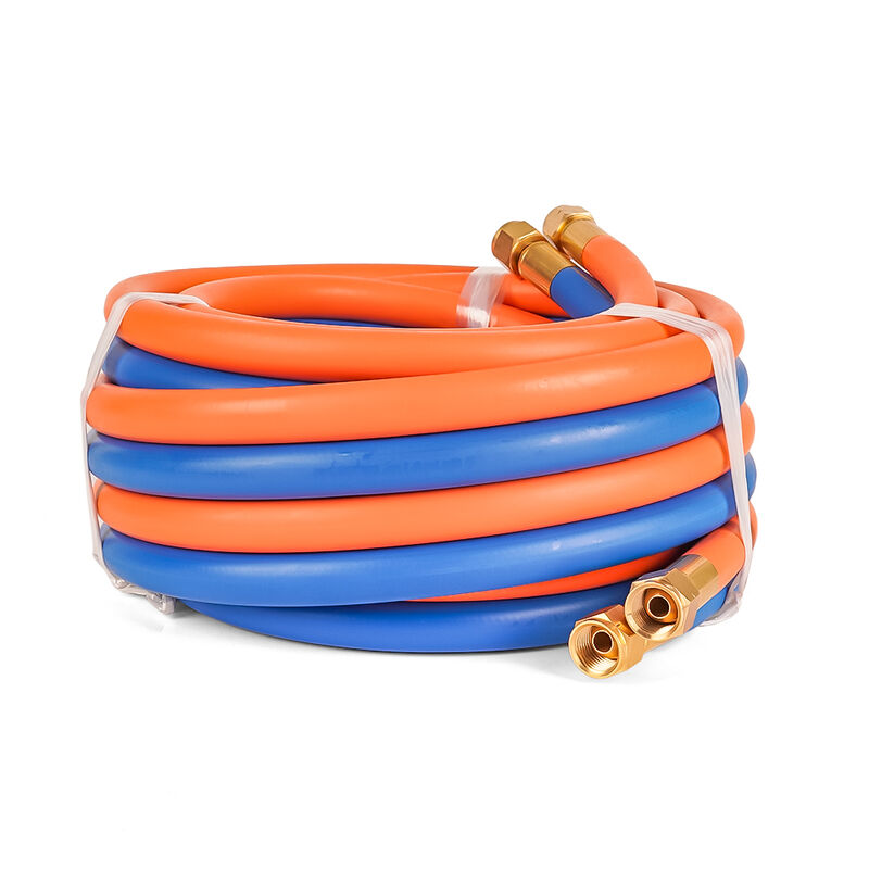 Twin Oxygen LPG Welding Hose Assembly. ইন্ডাস্ট্রিয়াল EPDM এনবিআর গ্যাস ওয়েল্ডিং নল কাটিয়া এবং ব্রেইজিং জন্য