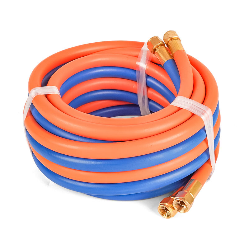 Twin Oxygen LPG Welding Hose Assembly. ইন্ডাস্ট্রিয়াল EPDM এনবিআর গ্যাস ওয়েল্ডিং নল কাটিয়া এবং ব্রেইজিং জন্য