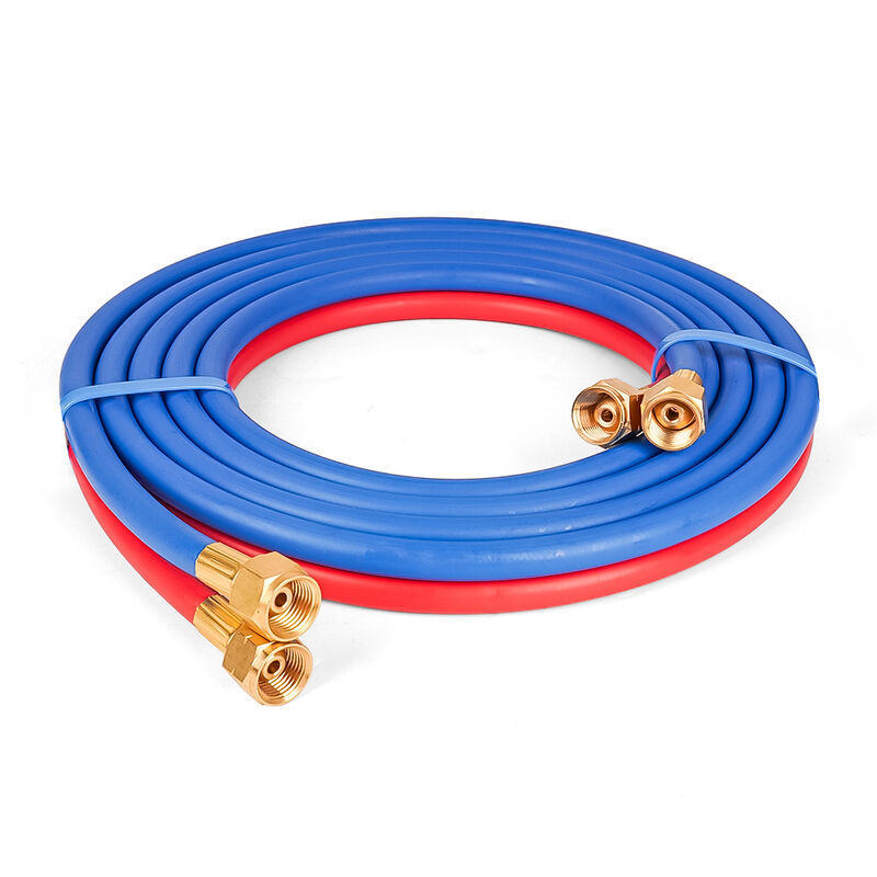 EPDM সিন্থেটিক রাবার টুইন ওয়েল্ডিং হোস ISO 3821 300 psi কাজের চাপ সহ অক্সিজেন অ্যাসিটিলিনের জন্য প্রত্যয়িত